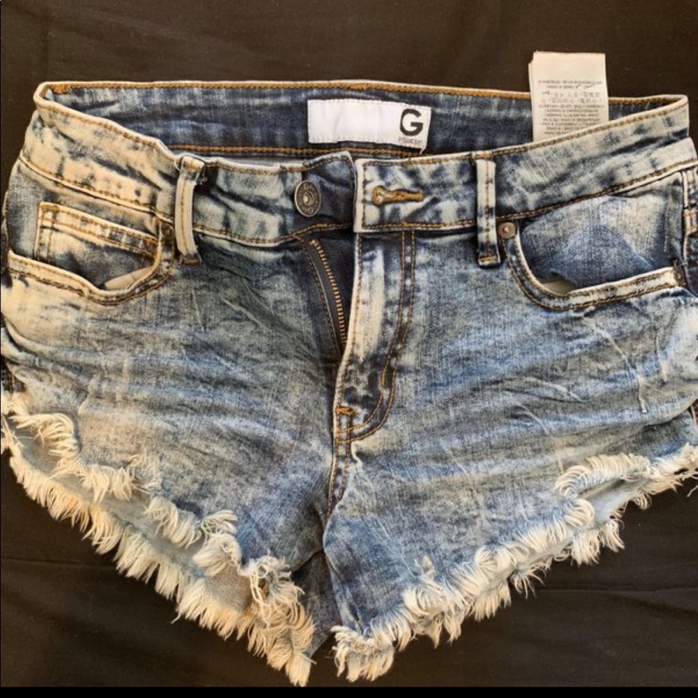 Guess denim jean shorts size small 26
